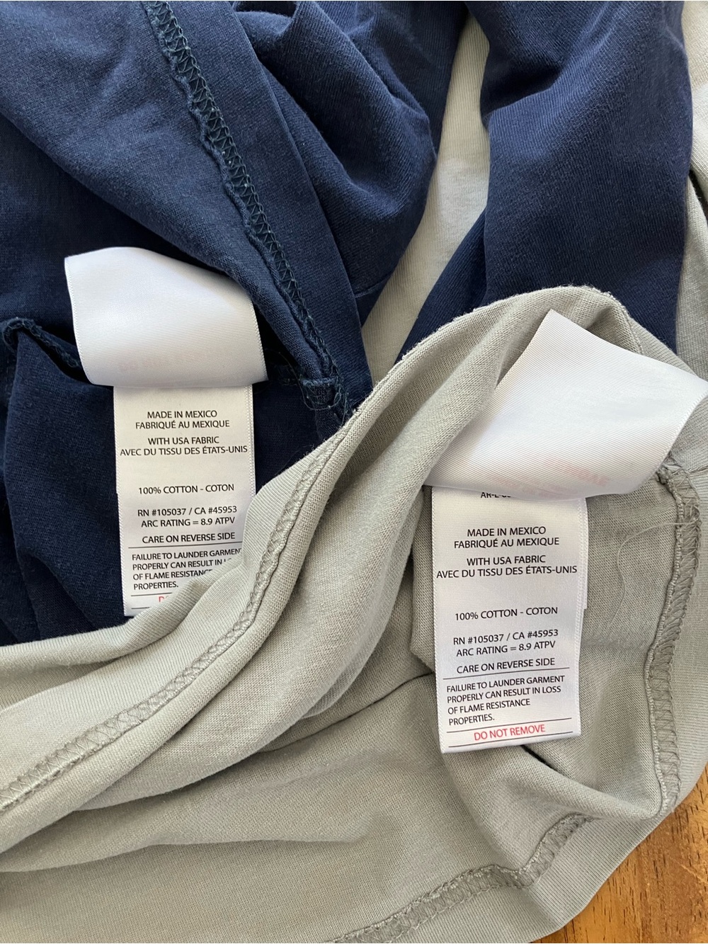 ARIAT FR GREY Henley plus Blue Henley - Picture 15 of 16